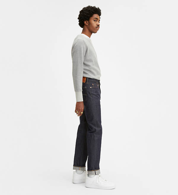 levis vintage clothing 1954 501 original fit jeans rigid blu 501540090
