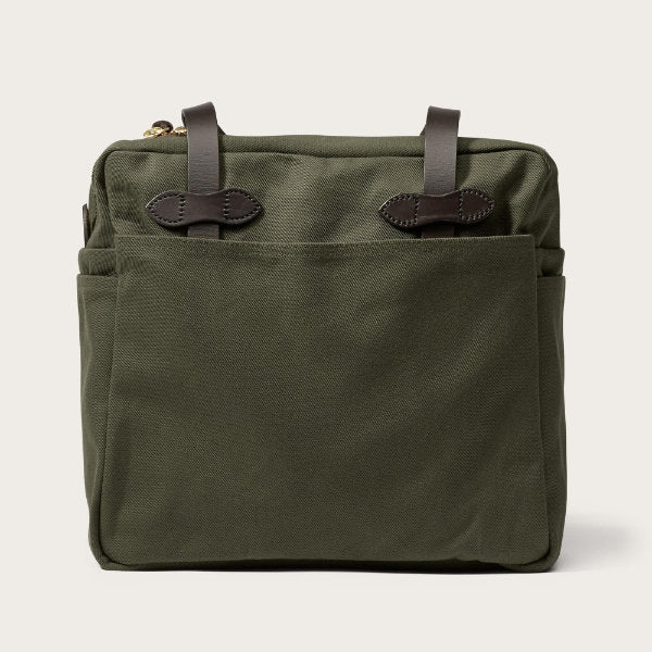filson tote bag with zipper otter green