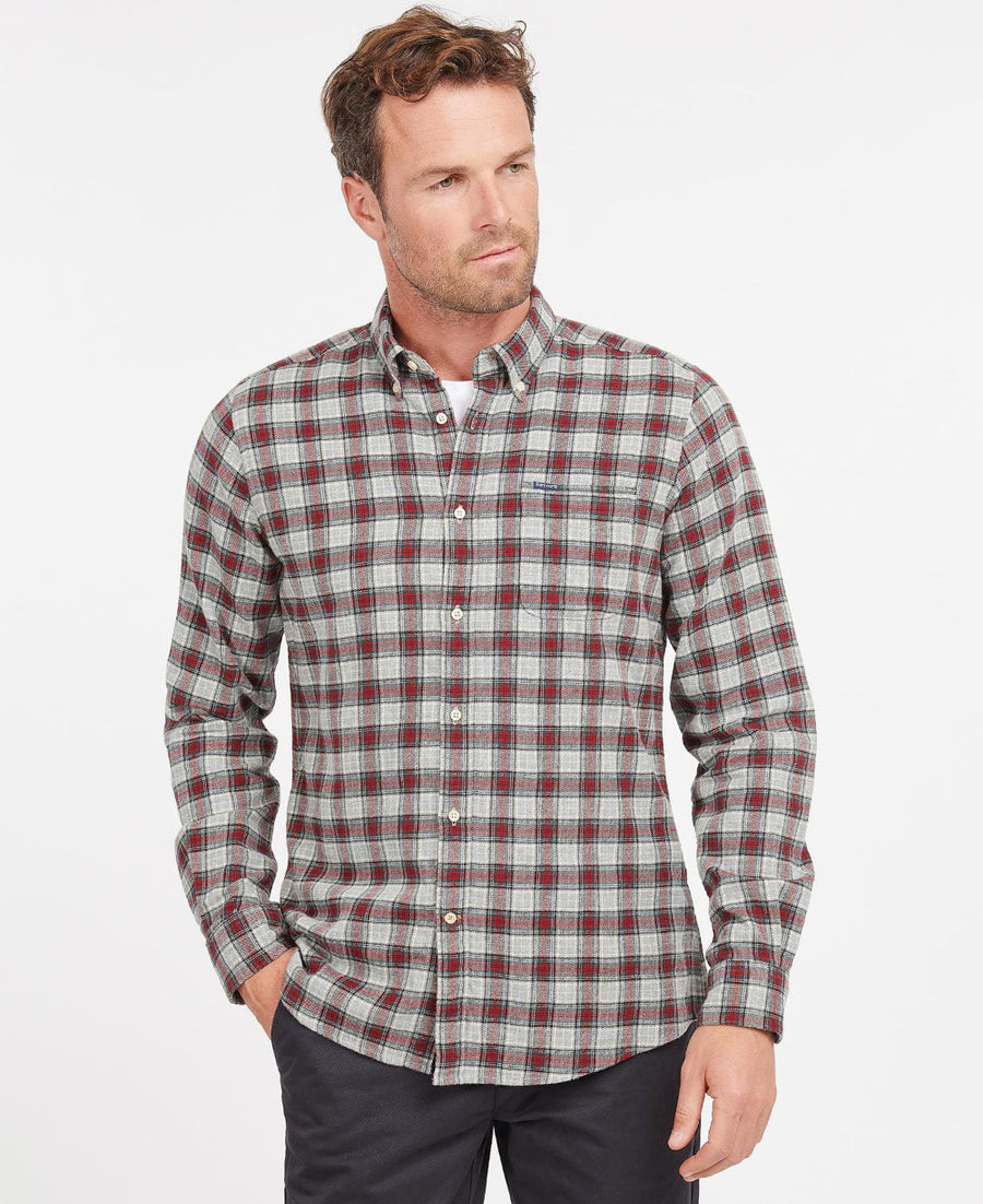 barbour alderton tailored shirt ecru (LAST SIZE SMALL)