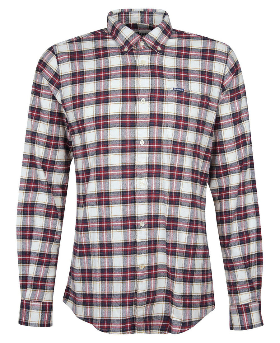 barbour alderton tailored shirt ecru (LAST SIZE SMALL)