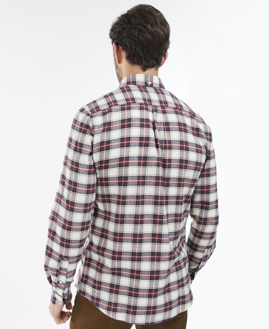 barbour alderton tailored shirt ecru (LAST SIZE SMALL)