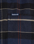 barbour lutsleigh shirt navy marl (LAST SIZE XXLARGE)