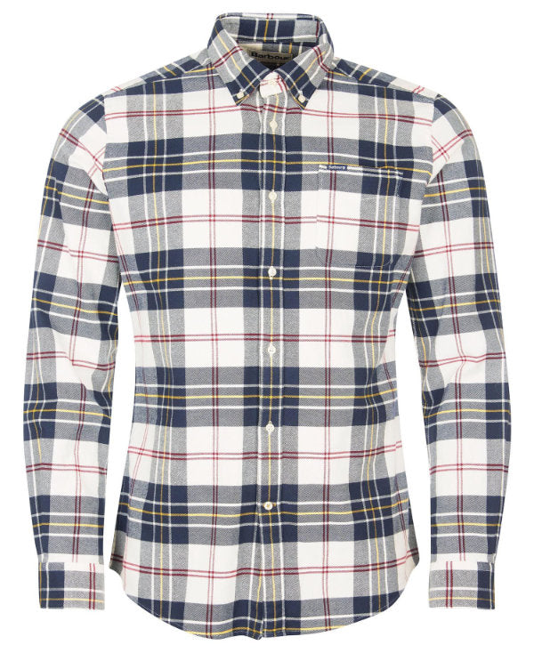 barbour ronan tailored shirt ecru