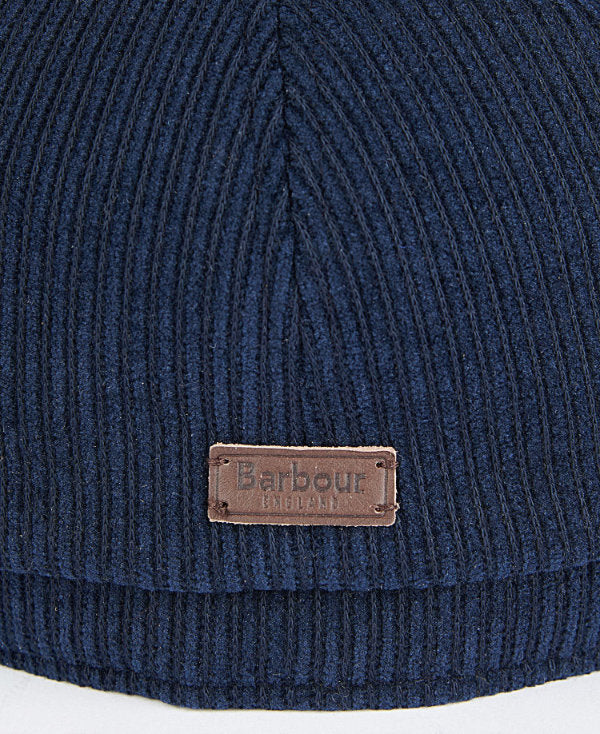 barbour thorns cord bakerboy hat midnight navy