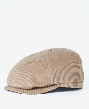 barbour thorns cord bakerboy hat military brown