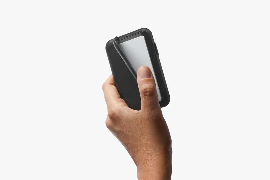 bellroy flip case wallet black
