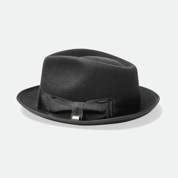 brixton champ fedora black