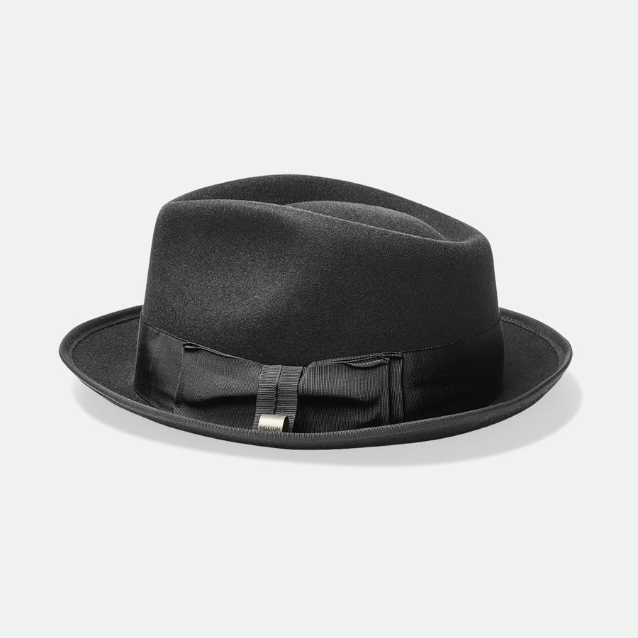 brixton champ fedora black