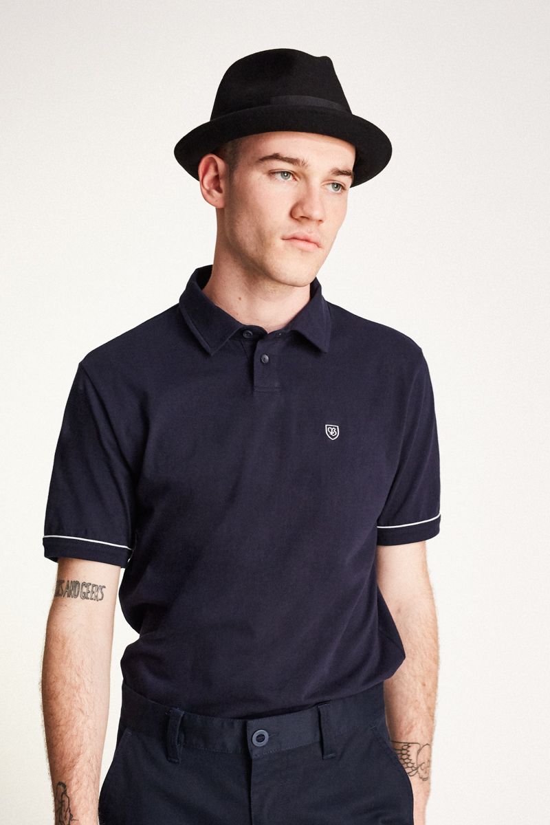 brixton gain fedora black