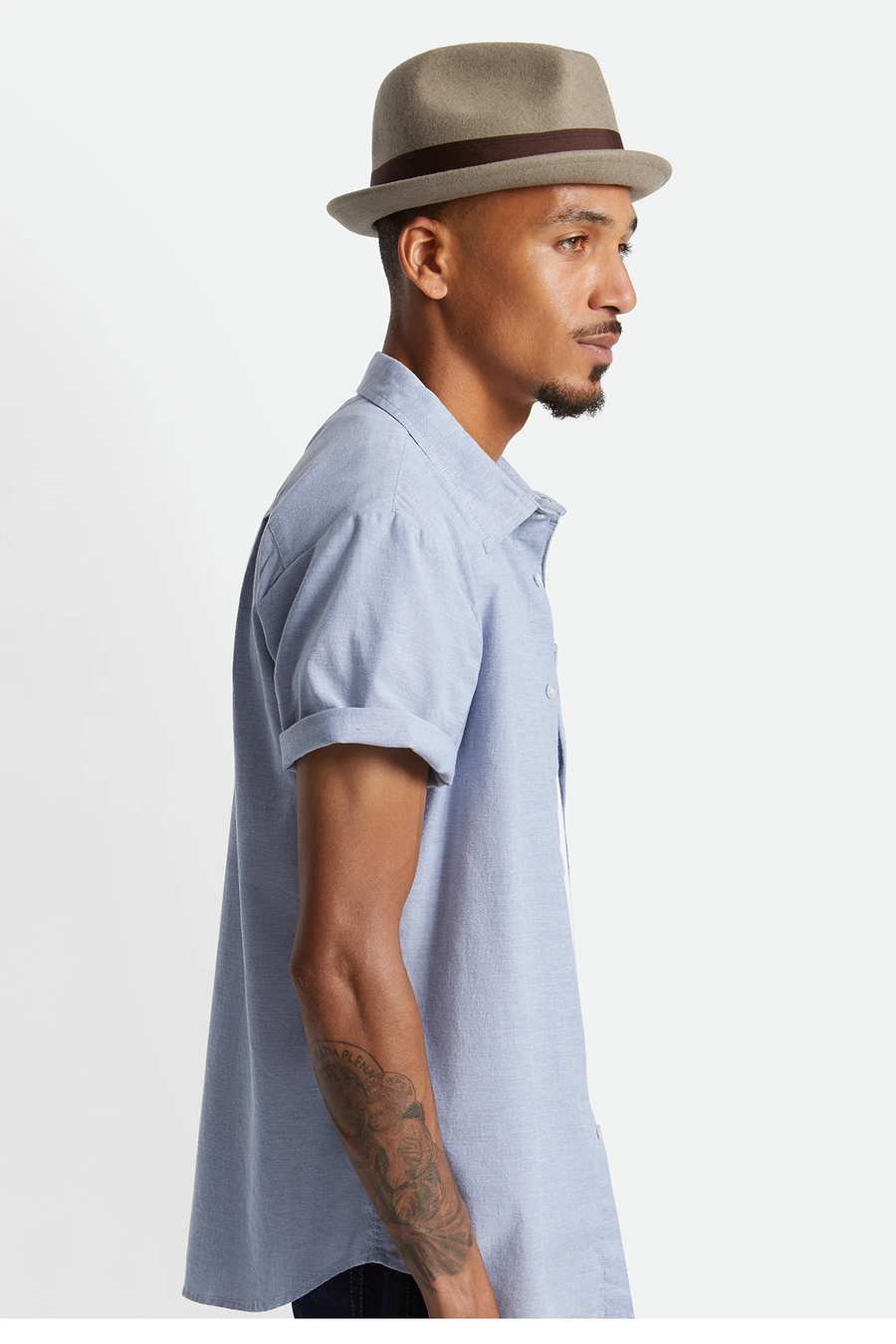 brixton gain fedora heather natural