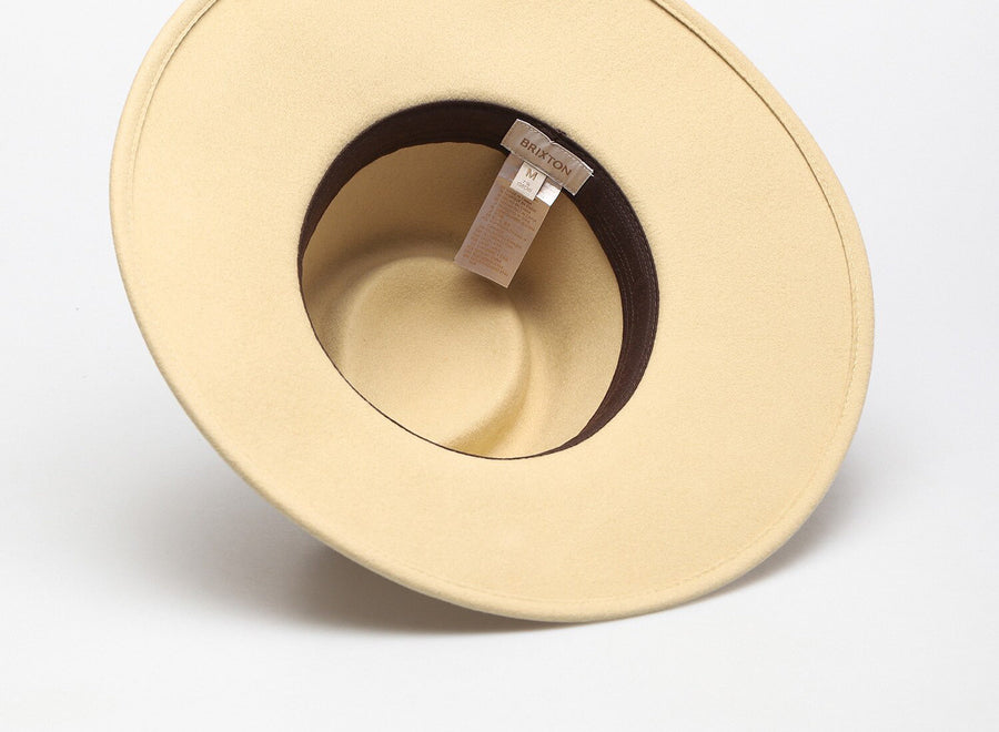 brixton joanna felt hat light khaki