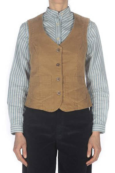 captain santors women vest w7702 cp355 beige