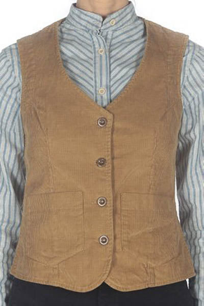 captain santors women vest w7702 cp355 beige