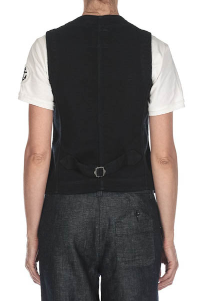 captain santors women vest w7702 ck301 indigo