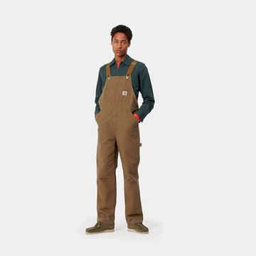 carhartt bib overall hamilton brown rinsed (LAST SIZE 38)