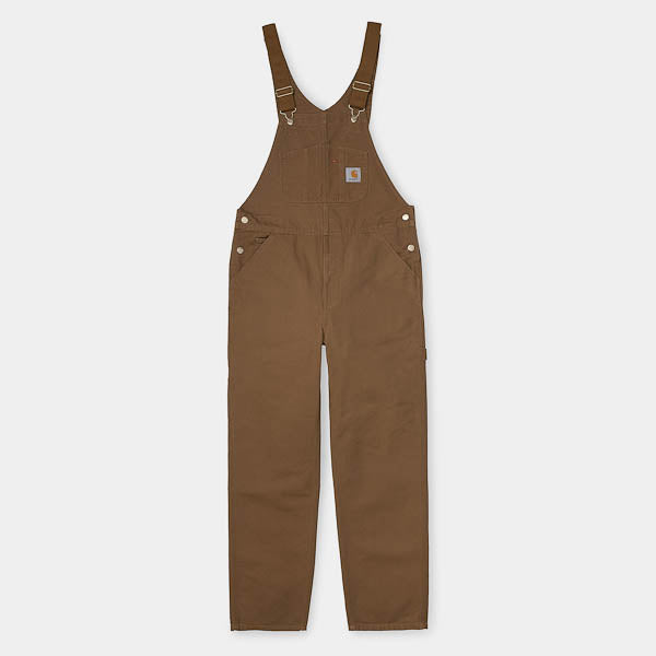 carhartt bib overall hamilton brown rinsed (LAST SIZE 38)