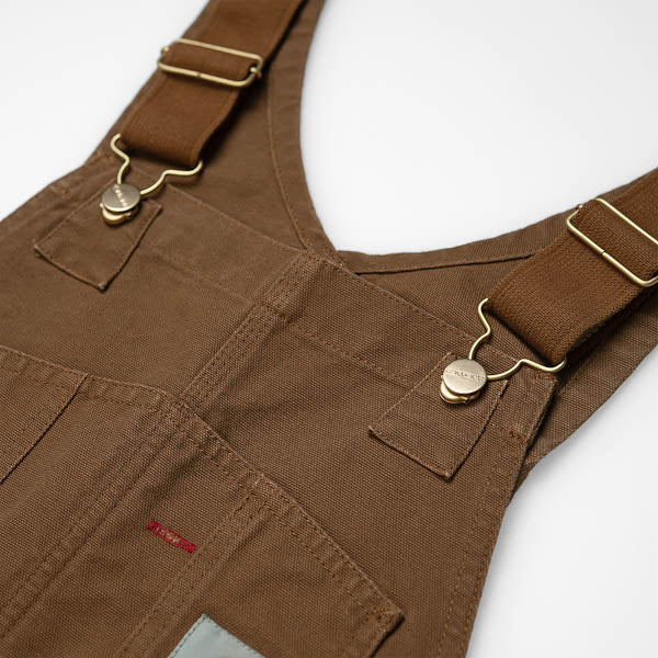 carhartt bib overall hamilton brown rinsed (LAST SIZE 38)