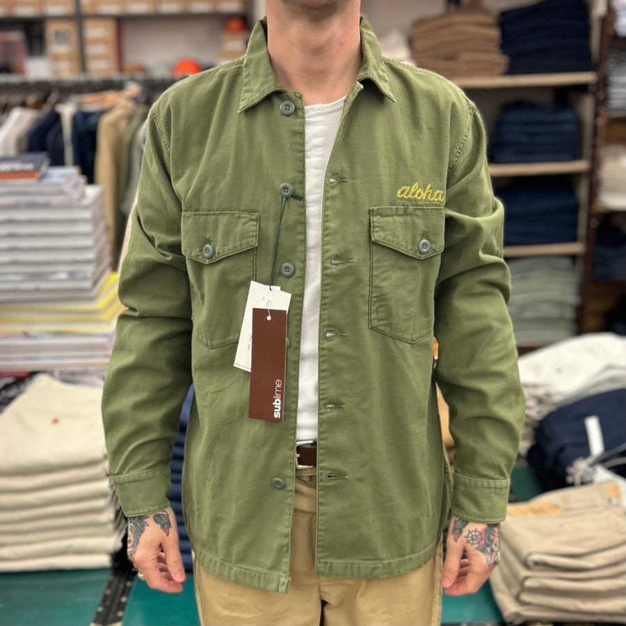 chesapeakes jones shirt military green