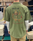 chesapeakes sbury souvenir shirt military green