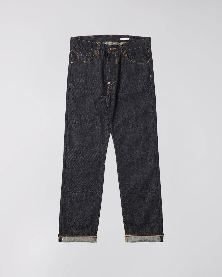 edwin nashville blue unwashed red listed selvage denim