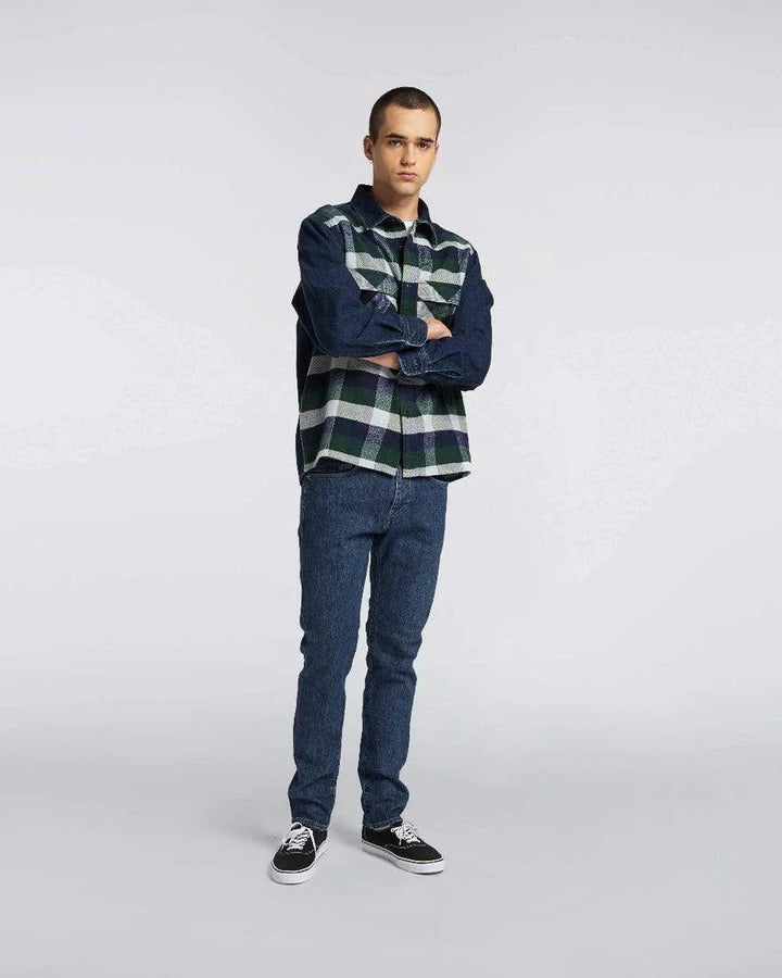 edwin waydell shirt mid stone (LAST SIZE MEDIUM)