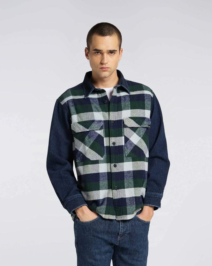 edwin waydell shirt mid stone (LAST SIZE MEDIUM)