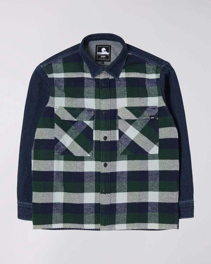 edwin waydell shirt mid stone (LAST SIZE MEDIUM)
