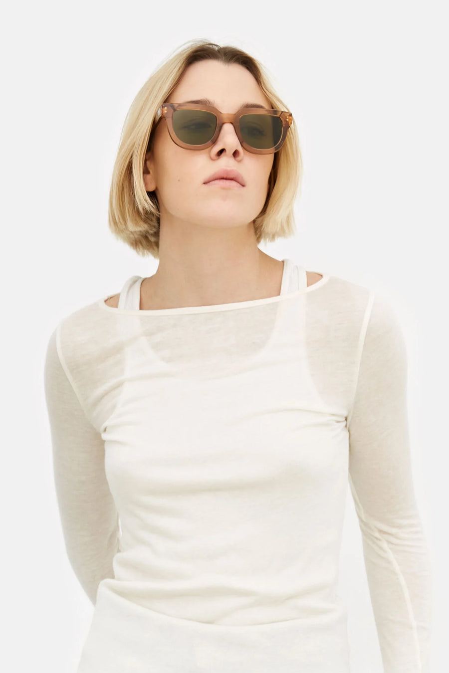 retrosuperfuture serio sunglasses cola green