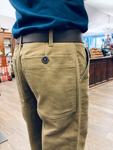 fleurs de bagne le falzard moleskin fatigue pant sand (LAST SIZE 32)