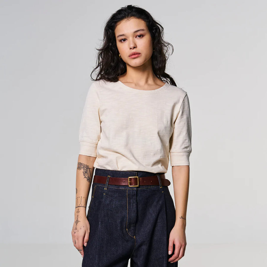 girls of dust slub t-shirt off white