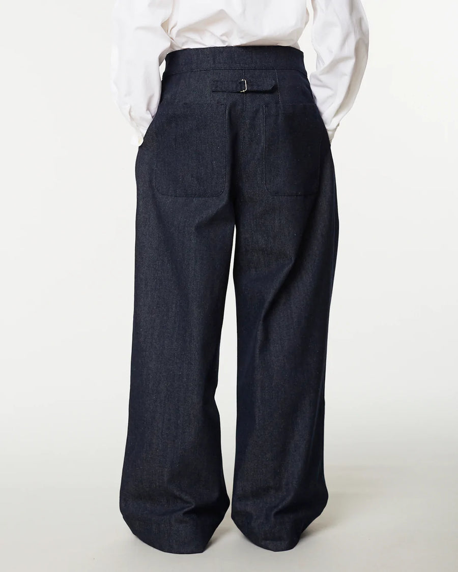 girls of dust officer pants blue denim (LAST SIZE XXS)