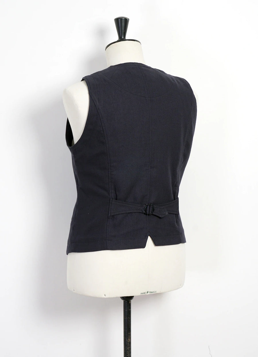 hansen daniel classic waistcoat dark blue