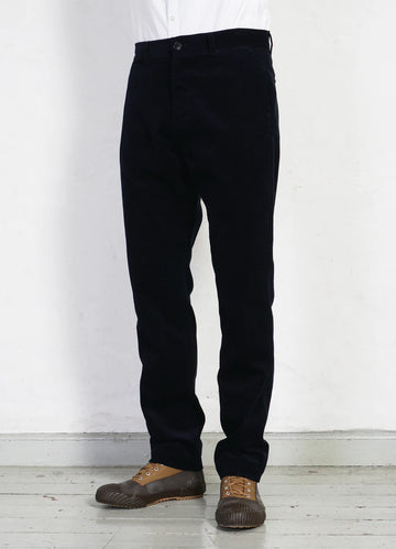 hansen fred regular fit trousers fluid navy corduroy