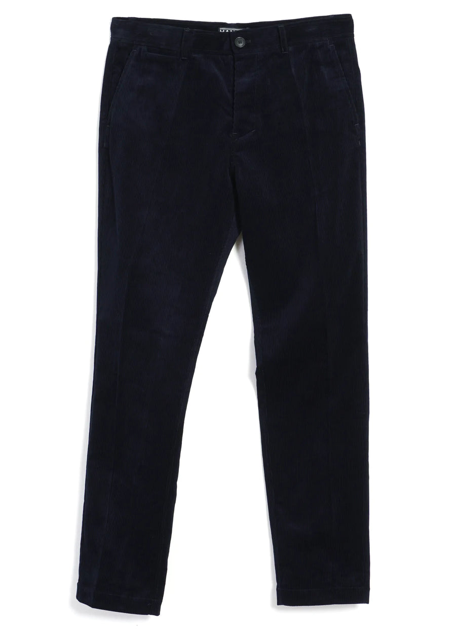 hansen fred regular fit trousers fluid navy corduroy