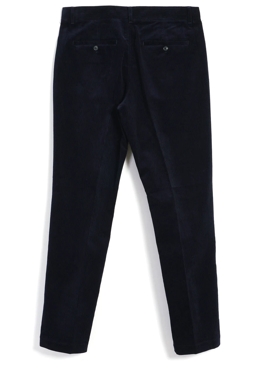 hansen fred regular fit trousers fluid navy corduroy