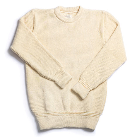 heimat textil crewneck sweater seashell (LAST SIZE XLARGE)