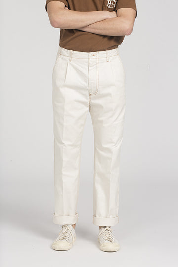 east harbour surplus krunig 22 off white trousers