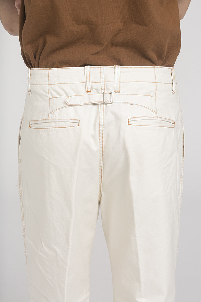east harbour surplus krunig 22 off white trousers