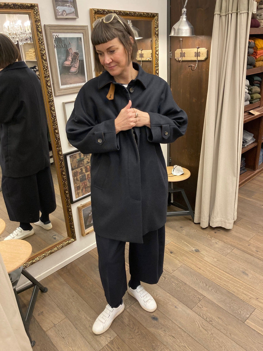 limpermeabile martin dq coat navy (LAST SIZE LARGE)
