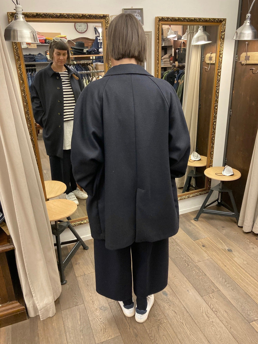 limpermeabile martin dq coat navy (LAST SIZE LARGE)