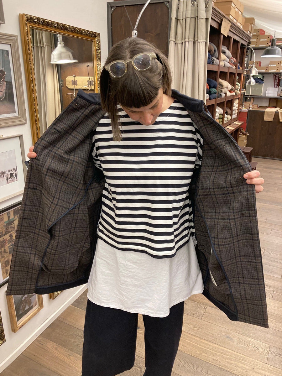 limpermeabile martin dq coat navy (LAST SIZE LARGE)