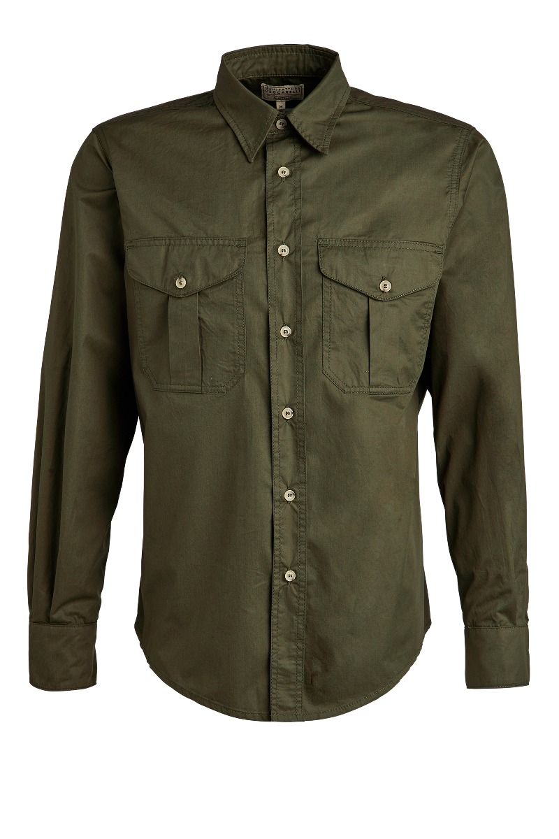 manifattura ceccarelli light bush shirt 706 dh olive