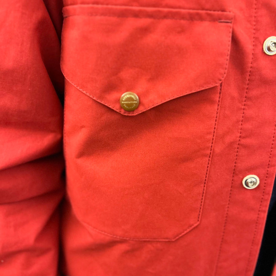 manifattura ceccarelli heavy shirt 7073 dw red
