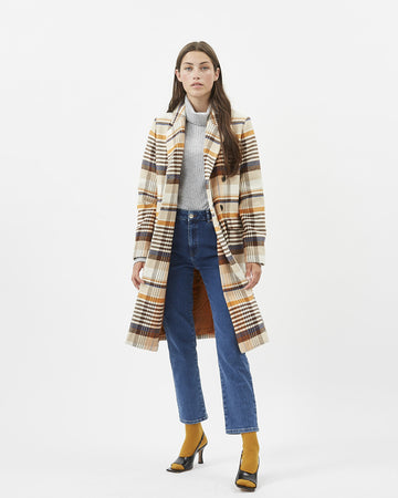 minimum minoa coat orange ochre