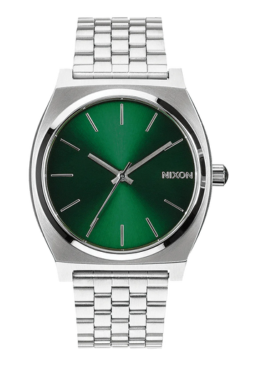 nixon time teller green sunray