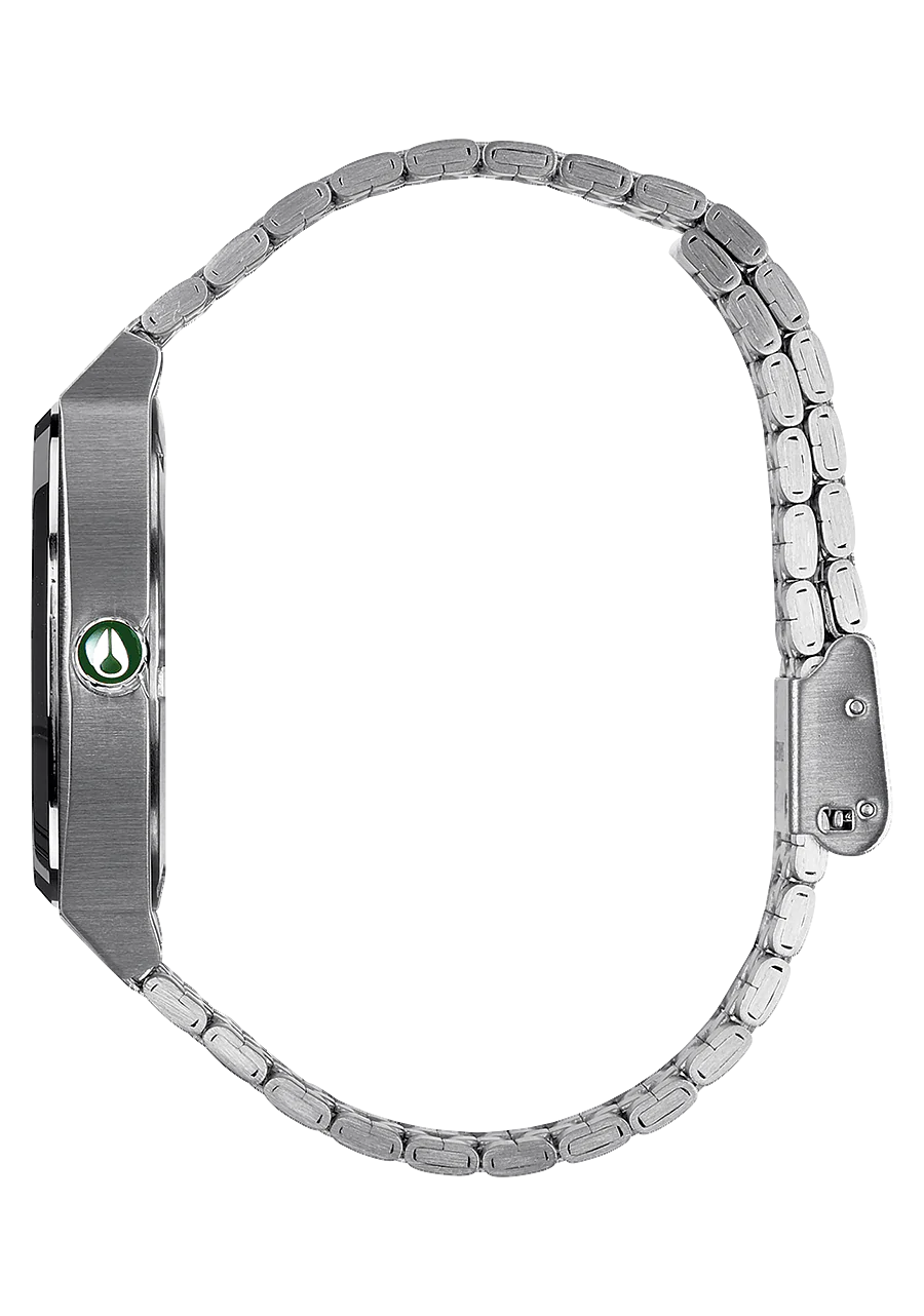 nixon time teller green sunray