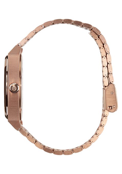 nixon time teller all rose gold