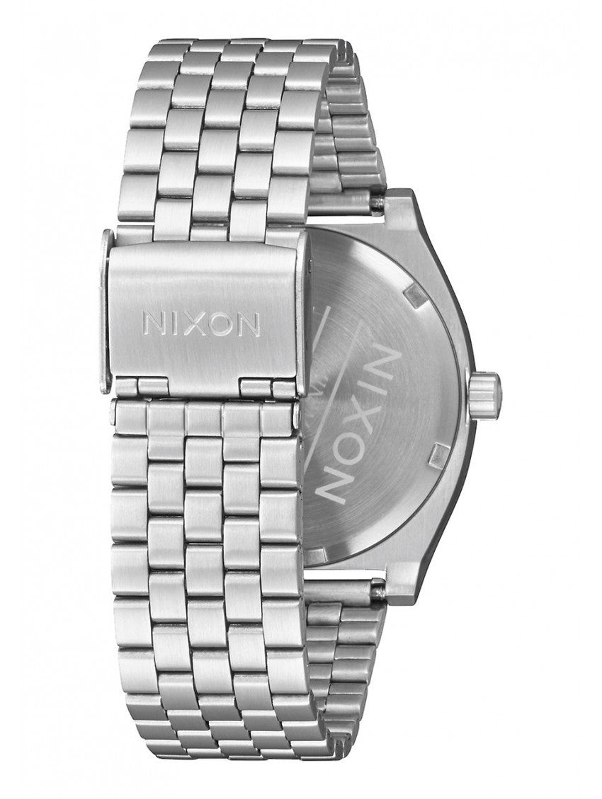 nixon time teller black stamped gold