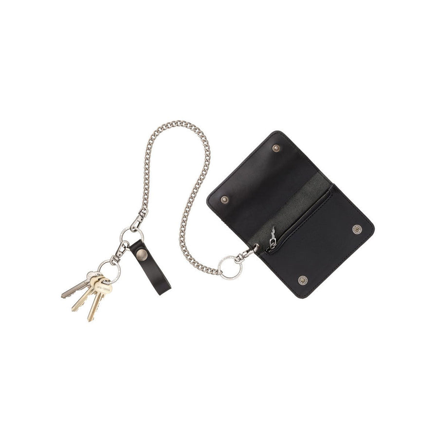 nudie alfredsson chain wallet black