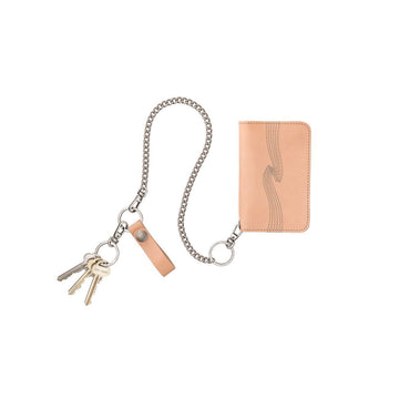 nudie alfredsson chain wallet natural